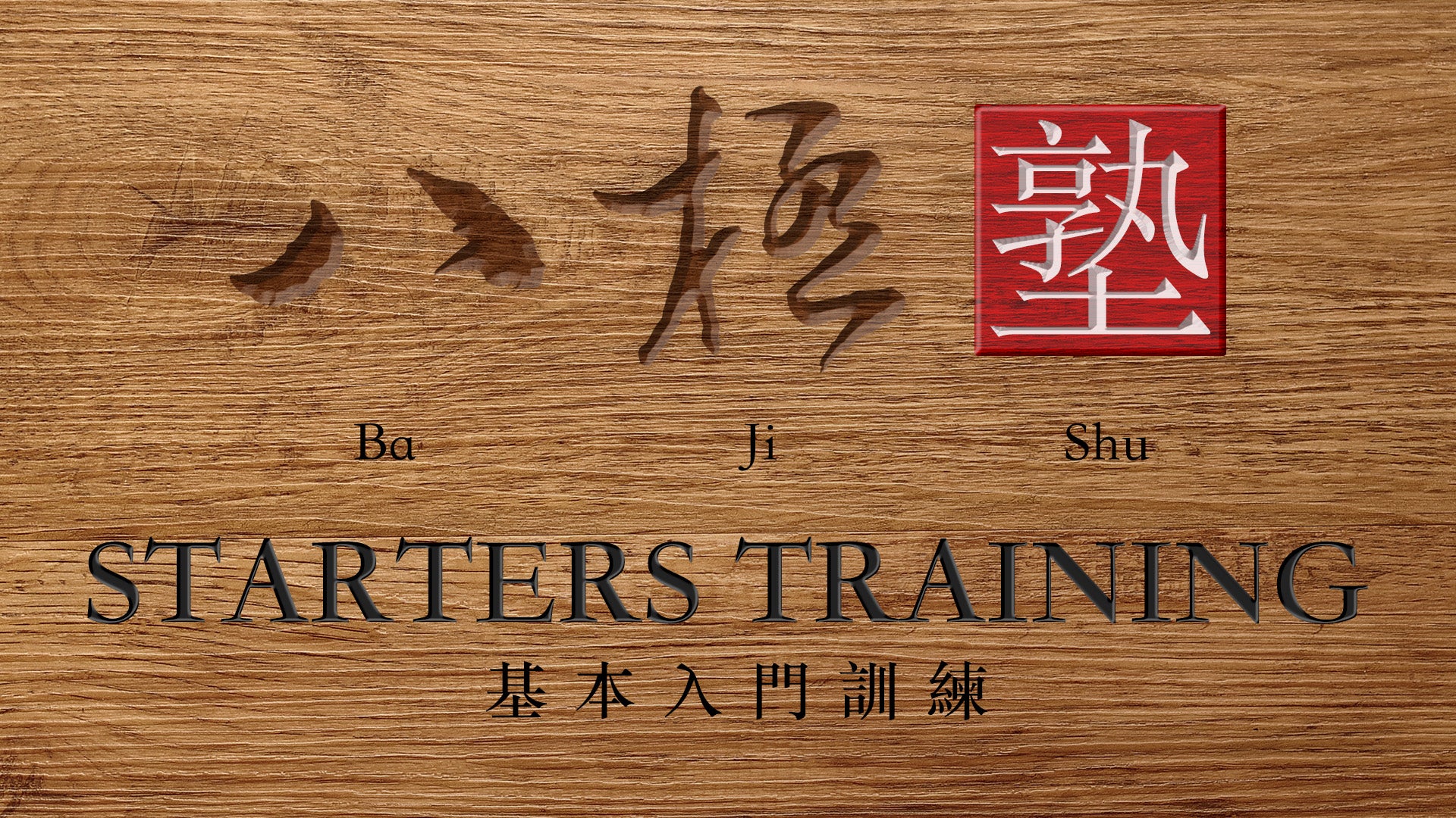 Bajishu Starters Training 八極塾基本入門訓練